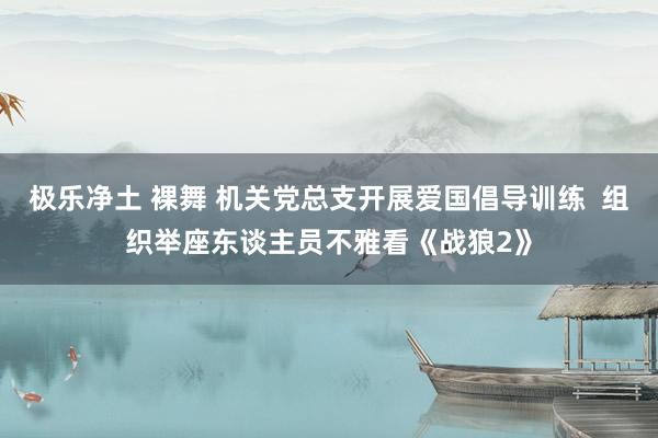 极乐净土 裸舞 机关党总支开展爱国倡导训练  组织举座东谈主员不雅看《战狼2》